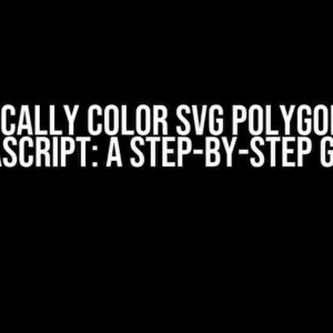 Dynamically Color SVG Polygons with JavaScript: A Step-by-Step Guide