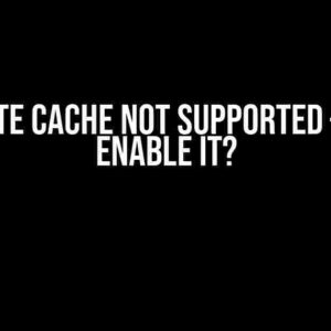 HDD Write Cache Not Supported – How to Enable it?