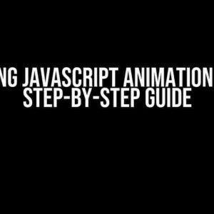 Mastering Javascript Animation Queue: A Step-by-Step Guide